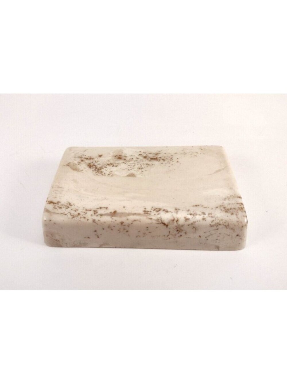 White Stone Paperweight Rectangle Desk Office Paperholder Minimalist